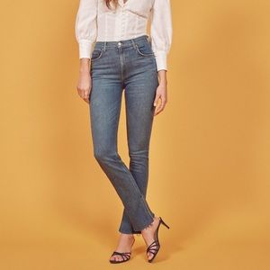 Reformation Jeans Riley Jean in Rhine